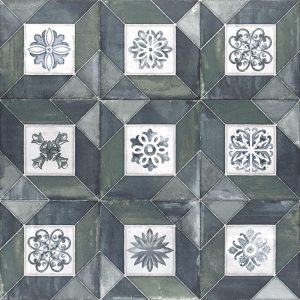 Elegance deco blu green